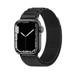 Techsuit Remienok na hodinky W037, Apple Watch 1 / 2 / 3 / 4 / 5 / 6 / 7 / 8 / SE / SE 2 / Ultra (42 / 44 / 45 / 49 mm), čierny