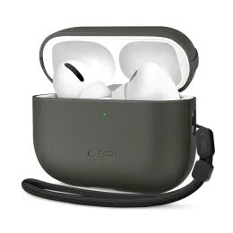 Tech-Protect NaturalFit, Apple AirPods Pro 3, σκούρο πράσινο
