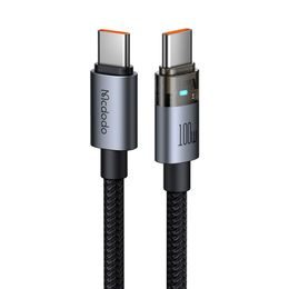 Mcdodo USB-C naar USB-C Kabel (CA-5580) - 100W - 1,2m - Zwart