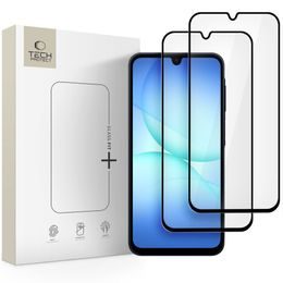 Tech-Protect Zaščitno kaljeno steklo Fit+ Samsung Galaxy A16 4G / 5G / A26 5G / A17 4G / 5G, črno, 2 kosa