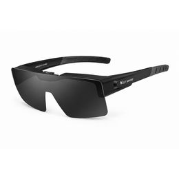 West Biking Fotokromatske biciklističke naočale Flip-Up, UV400, lagane 30 g, za dioptrijske naočale, crne