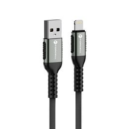 Forcell F-Energy Kabel USB A - Lightning, 2,4A, 12W, 0,25 m, schwarz