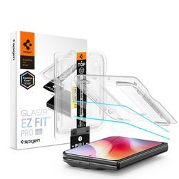 Spigen Glas.TR EZ Fit Pro HD (AGL12013), Tvrdené sklo 2 kusy, iPhone Duo, priehľadný