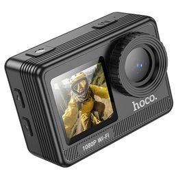 Hoco DV103 Sportovní kamera se dvěma displeji, černá