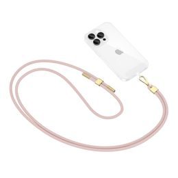 Tech-Protect C2S Crossbody λουρί, ροζ / χρυσό