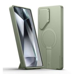 Suritch MagSafe Kickstand Camprotector Samsung Galaxy S25 Ultra tok, zöld
