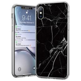 Forcell Marble, iPhone 12 Pro MAX, schwarz