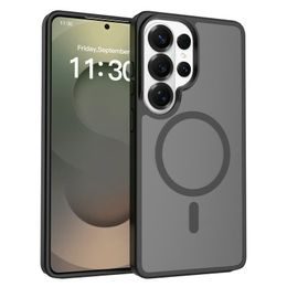 JP MagFit Colour θήκη MagSafe με μαγνήτη N52, Samsung Galaxy S26 Ultra, μαύρη