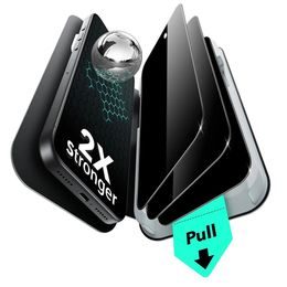 ESR Privacy Zaštitno kaljeno staklo UltraFit, iPhone 17 Pro Max, 3 komada