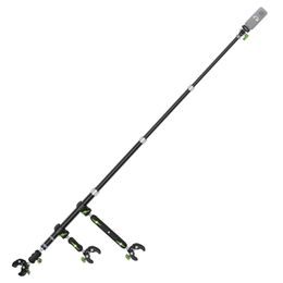 LanParte PMH-C3 supporto telescopico per fotocamere 360° e action cam per moto, 1,5 m, fissaggio a 3 punti, sistema a sgancio rapido