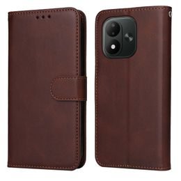 Xiaomi Redmi Note 17 4G / 5G Magnet Case nahkümbris – pruun