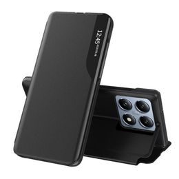 Eco Leather View Case, Xiaomi 14T Pro, černé