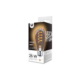 LED žiarovka E27 ST64 4W 230V 2000K 250lm SF Forever Light, zlaté