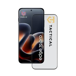 Motorola Edge 70 Pro apsauginis stiklas – Tactical Glass Shield 5D grūdintas stiklas – juoda