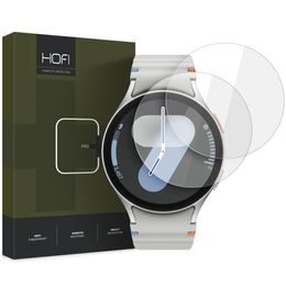 Hofi Pro+ Displayschutz aus gehärtetem Glas, Samsung Galaxy Watch 4 / 5 / 6 / 7 (44 mm), 2 stücke