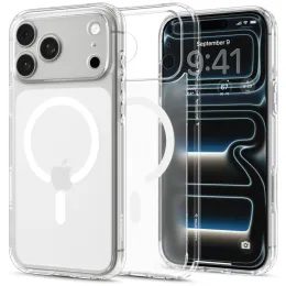 Spigen Ultra Hybrid Mag s MagSafe, iPhone 17 Pro Max / 18 Pro Max, mrazivo biela