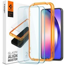 Spigen Glass ALM Glas.TR 2 kusy s aplikátorom, Tvrdené sklo, Samsung Galaxy A54 5G