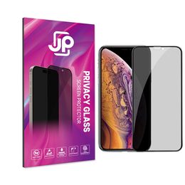 JP Privacy Tvrzené sklo, iPhone XR / 11, černé