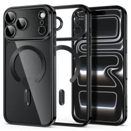iPhone 17 Pro / 18 Pro dėklas – Tech-Protect MagFlex MagSafe – blizgus juoda