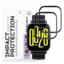 Techsuit Nano Flex, Xiaomi Redmi Watch 5 Active, 2 komada, crna