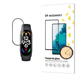 Wozinsky Full Glue edzett üveg Xiaomi Mi Band 7, fekete