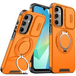 Camslide Stand калъф, Samsung Galaxy A17, оранжев