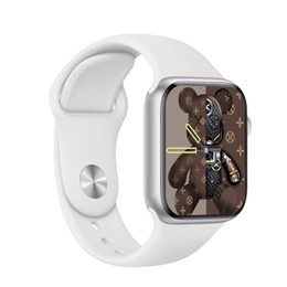 Chytré hodinky Watch S9 Max, strieborné