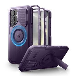 Dexnor MagSafe 360 Kickstand Camprotector etui Samsung Galaxy S25 Plus, fioletowy