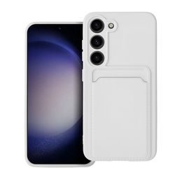Husă Card Case, Samsung Galaxy S23 Plus, albă