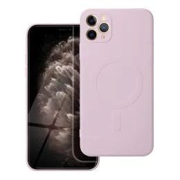 Tok Silicone Mag Cover, iPhone 11 Pro Max, rózsaszín