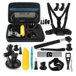 Puluz 20in1 Accesorii 20in1 Kituri Combo Ultimate pentru camerele de sport PKT11