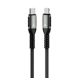 Forcell F-Energy kabel USB-C - Lightning, PD, 3A, 27W, 0,5 m, črn