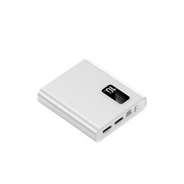 Powerbank 5000mAh, 2x USB, weiß