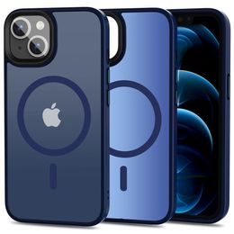 Tech-Protect MagMat MagSafe, iPhone 13, albastru mat