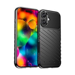 Θήκη Thunder, iPhone 17, μαύρη