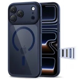 Tech-Protect MagPeak MagSafe CC, iPhone 17 Pro Max, σκούρο μπλε / διάφανο