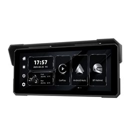 Motocyklowy wyświetlacz IPS 8,1" z bezprzewodowym Apple CarPlay i Android Auto