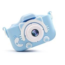 Digitalni fotoaparat za otroke X5, Cat blue