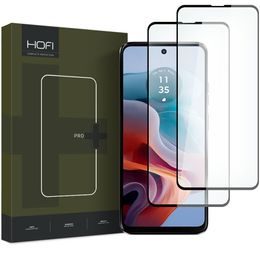 Hofi Pro+ Zaštitno kaljeno staklo, Motorola Moto G34 5G, 2 komada, crna