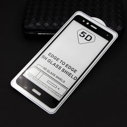5D Zaštitno kaljeno staklo za Huawei P8 Lite 2017 / P9 Lite 2017, crno