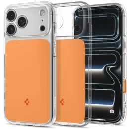 Spigen Ultra Hybrid ”T” Mag s MagSafe, iPhone 17 Pro / 18 Pro, oranžový
