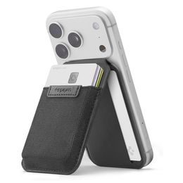 Spigen MagSafe Slim Fold Tripod S314-4 magnetiline kaardihoidja ja alus iPhone'ile kuni 12 kaardile – must
