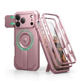 Dexnor MagSafe Kickstand Camprotector maska iPhone 17 Pro Max, ružičasta