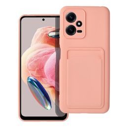 Card Case tok, Xiaomi Redmi Note 12 5G, rózsaszín