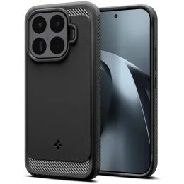 Xiaomi 17T ümbris – Spigen Rugged Armor – must