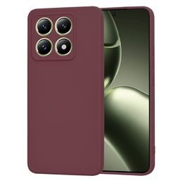 Techsuit SoftFlex tok, Xiaomi 14T, bordó