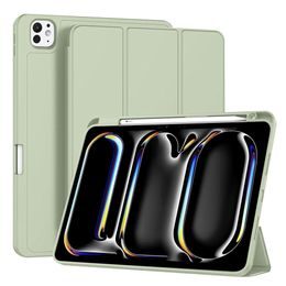 Techsuit Flex Trifold etui, iPad Pro 11 2024, svetlo zelena
