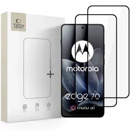 Tech-Protect edzett üveg Fit+ Motorola Edge 70 5G, fekete, 2 db