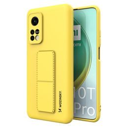 Wozinsky Kickstand kryt, Xiaomi Mi 10T / Mi 10T Pro, žltý