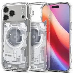 Spigen Ultra Hybrid Mag με MagSafe, iPhone 17 Pro, zero one, λευκό